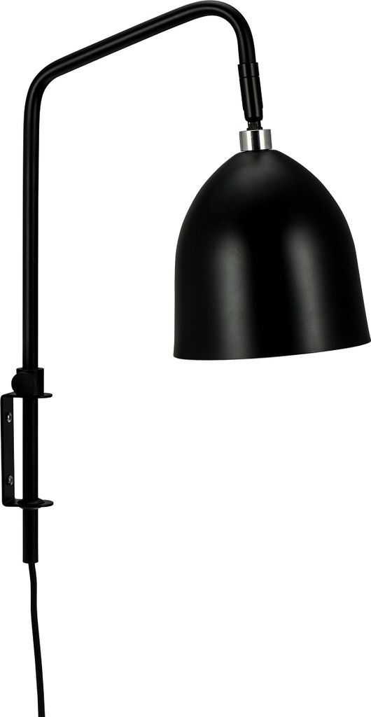 Wandleuchten Wandlampe LED Wandbeleuchtung Leselampe Wohnzimmer Metall Schlafzimmer Easton Schwarz