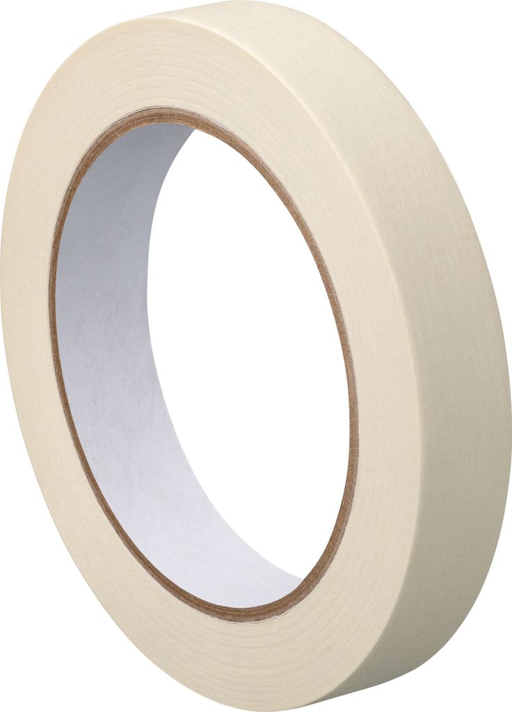19mm x 50m Krepp Klebeband Abdeckfolie Abdeckband Produktbild 