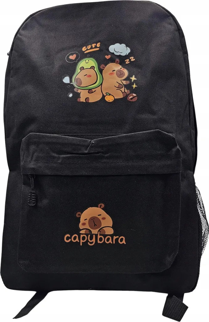 Cartable Kapibara scolaire ensemble 3 pièces spacieux pour élèves - 2