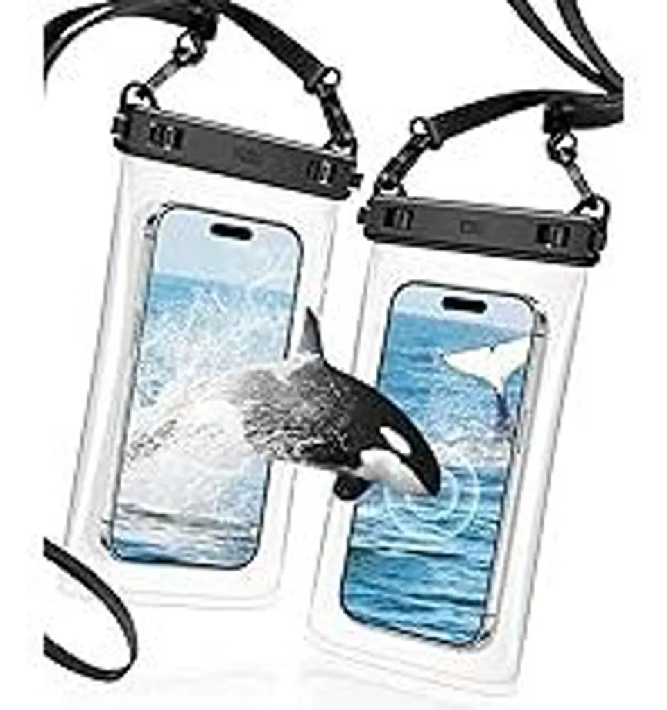 2x Custodie Impermeabili YOSH per Smartphone Large iPhone Samsung