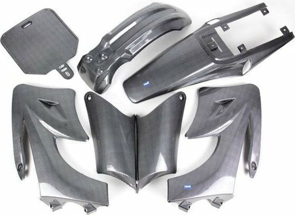 Verkleidungs SET Carbon Style Typ 2 Dirt Bike Pit Bike Produktbild 
