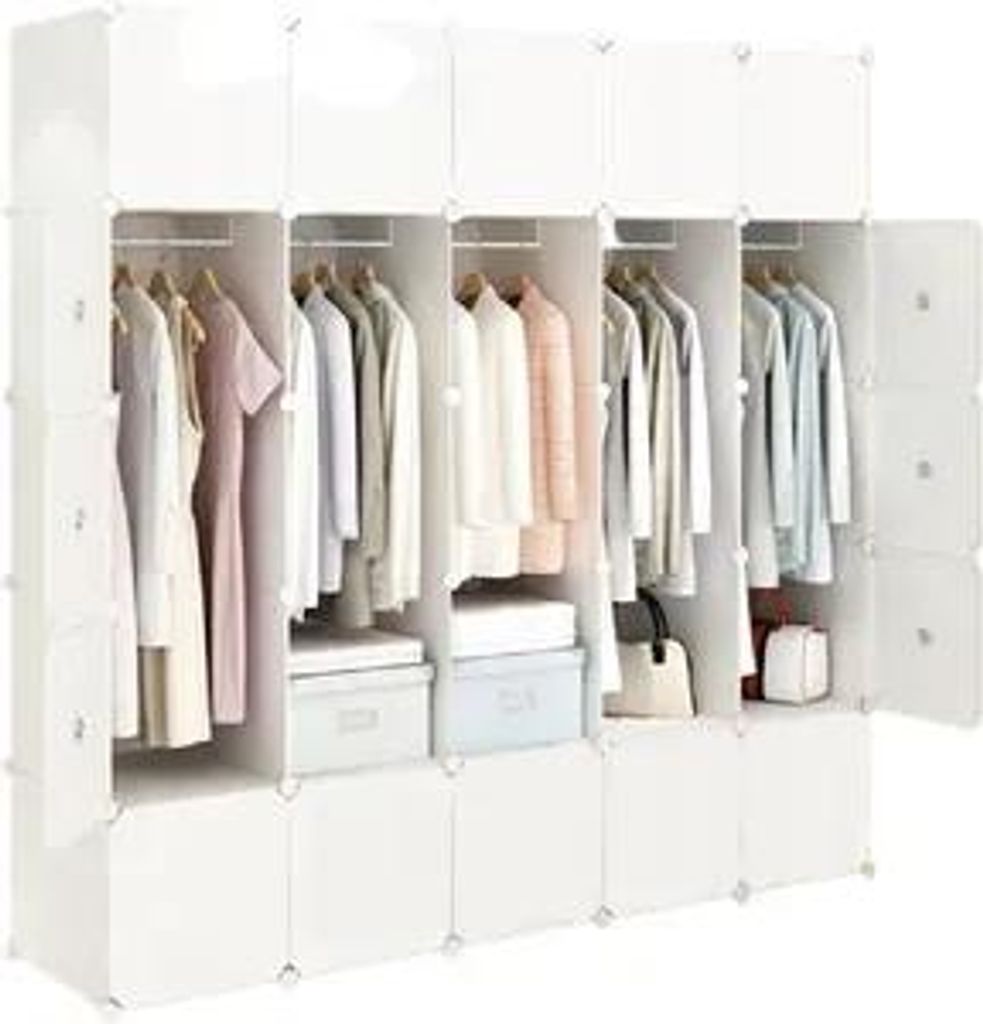 MODULARER Kleiderschrank mit 25 Modulen Produktbild 