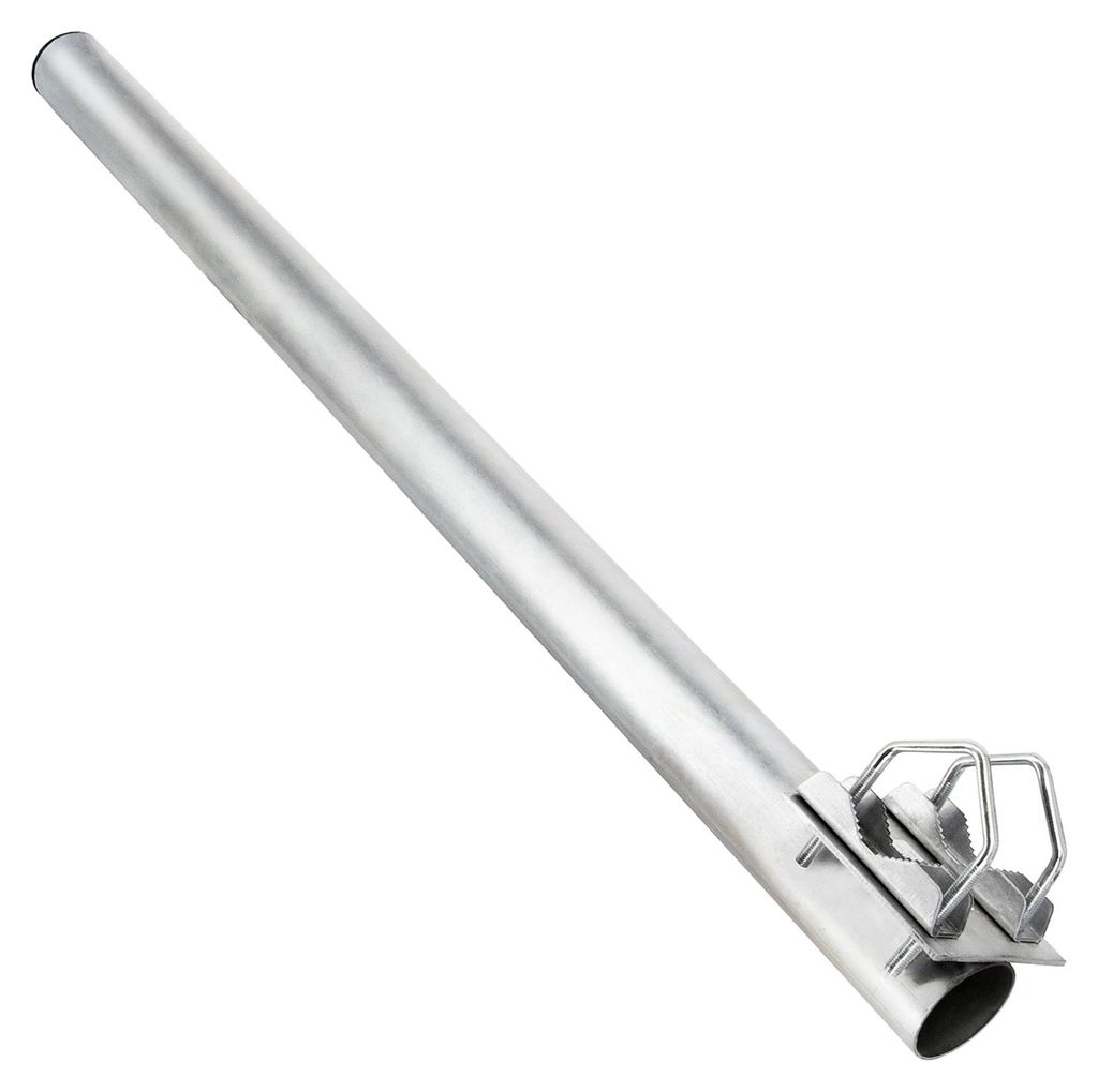 PremiumX Balkonhalter 80cm Ø 48mm Stahl Mast Geländer SAT Produktbild 