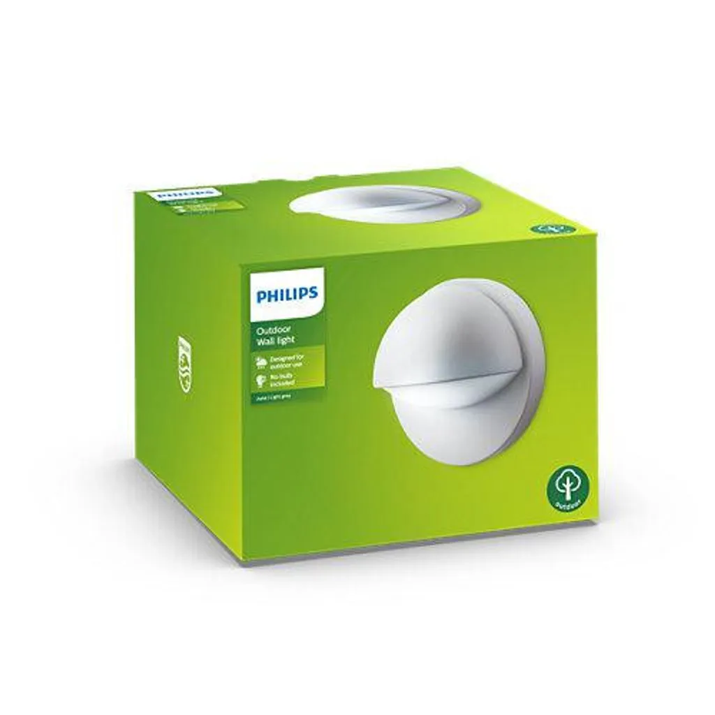 Applique Murale Extérieure Philips June : Solution Antirouille Grise