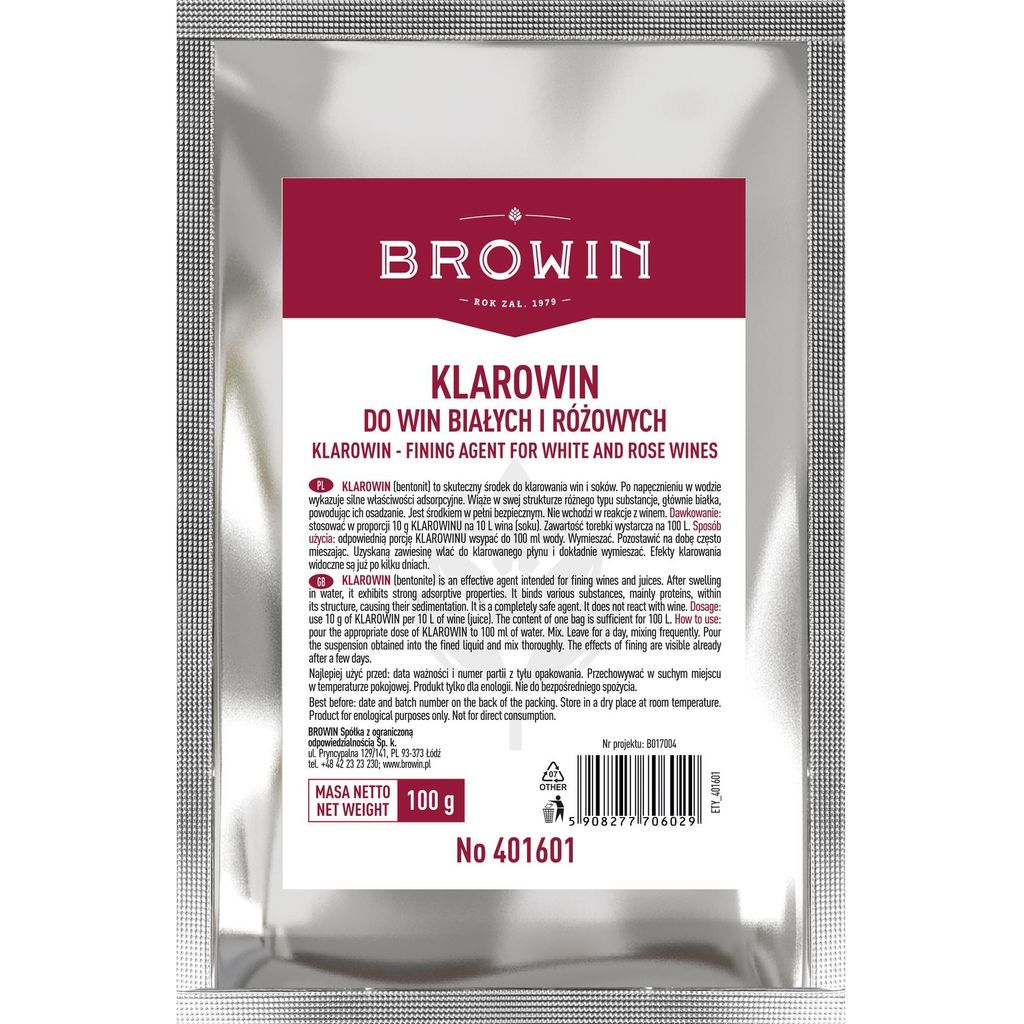 Browin Klarowin (Für Weiß- Und Rosewein) 100 G Produktbild 