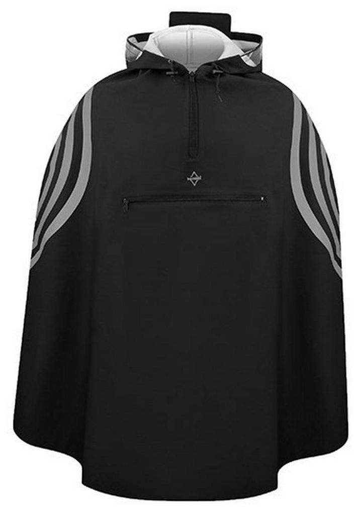 Korntex - "Super Premium Rotterdam" Regenponcho für Herren/Damen Uni LT5680 (L) (Schwarz)