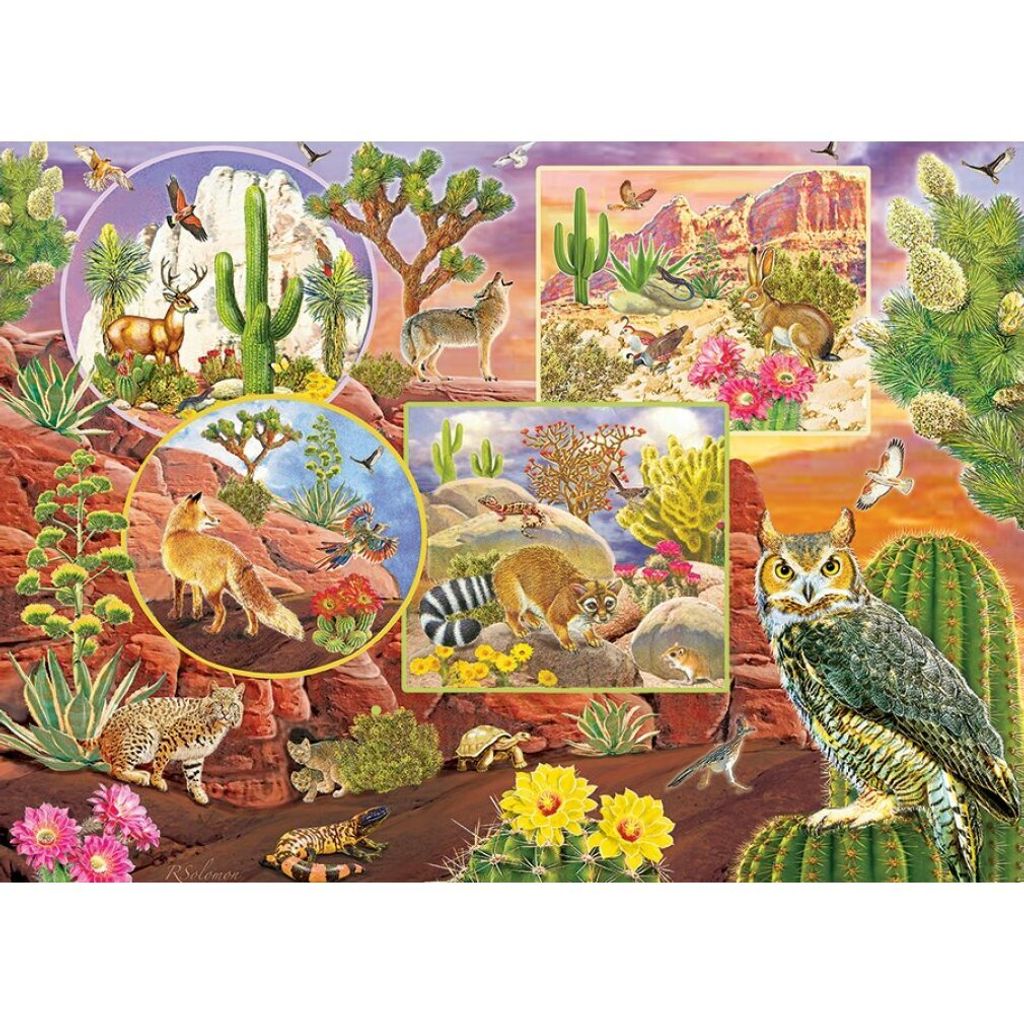 COBBLE HILL Familienpuzzle Magie der Wü ste 350 Teile