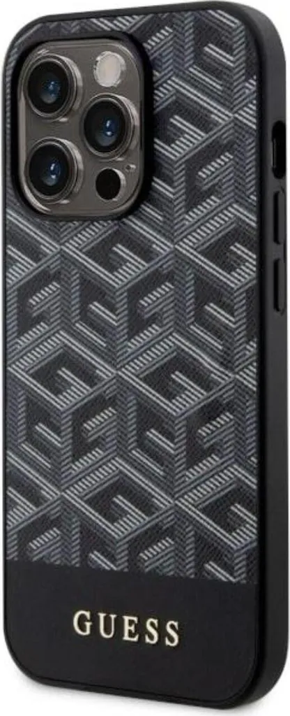 Custodia iPhone 14 Pro Guess G Cube Nera - Accessorio MagSafe Chic - 2