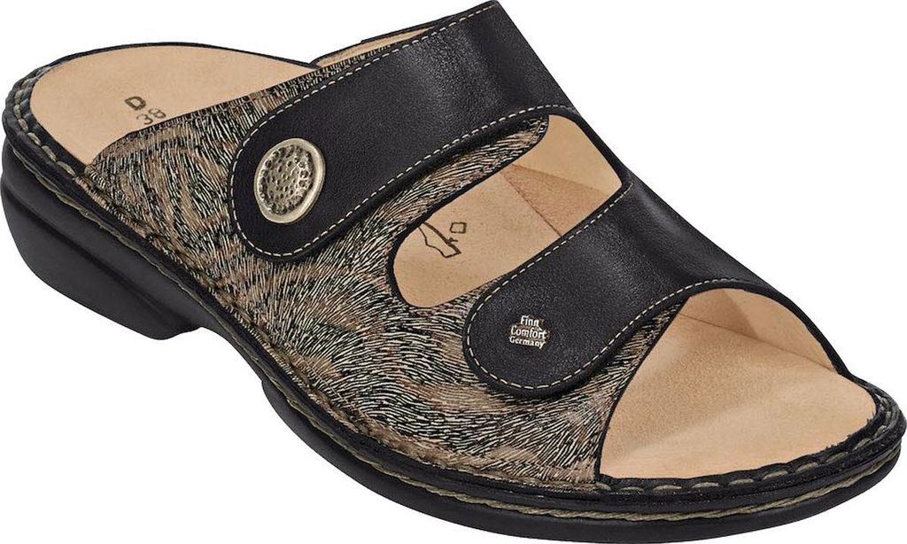 Finn Comfort Zeno Damen Pantolette in Grau, Größe 41