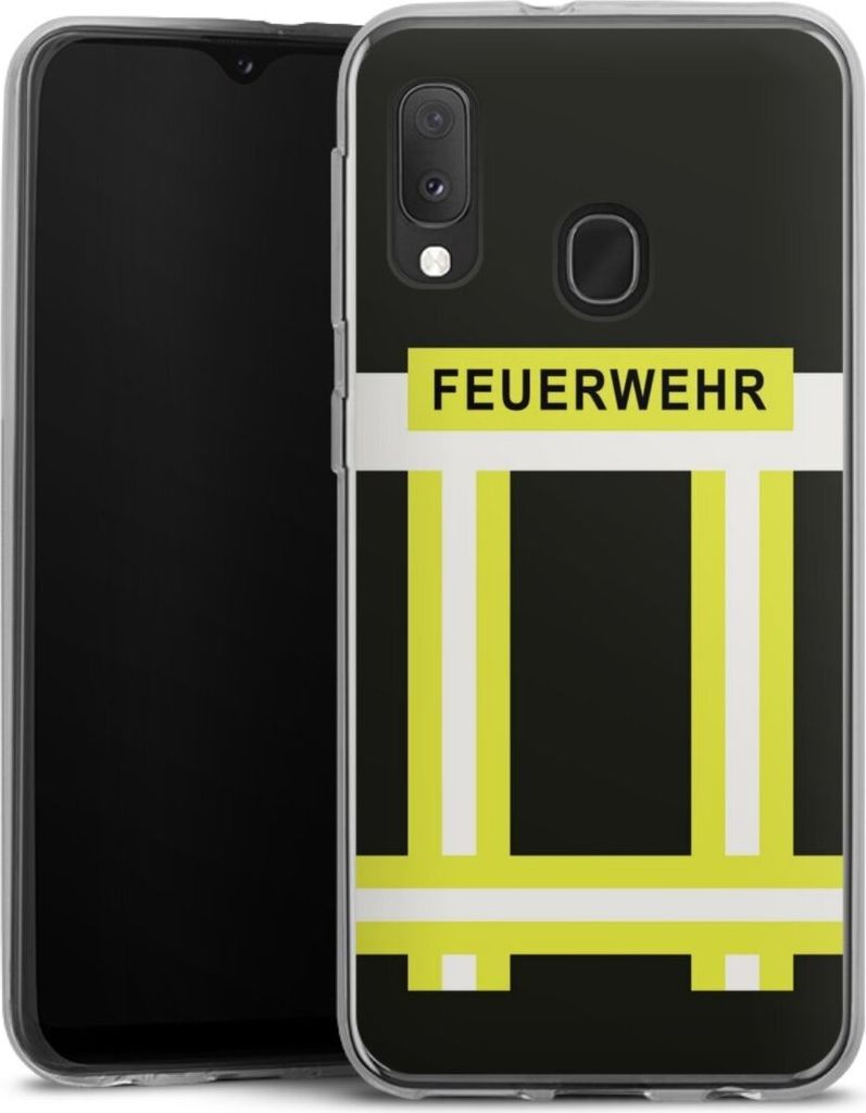 DeinDesign Handyhülle für Samsung Galaxy A20e Silikon Hülle Case Smartphone Schutzhülle Beruf Feuerwehr Feuerwehrmann