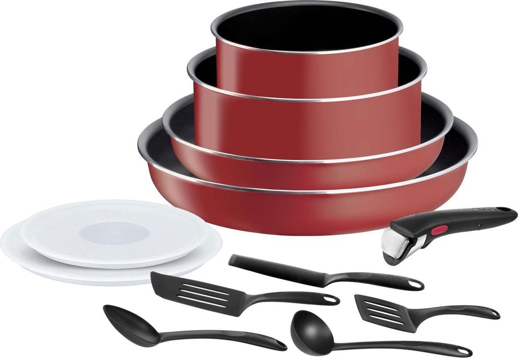 Tefal 12-teiliges Kochgeschirr-Set Ingenio Easy Cook N Clean L1529302
