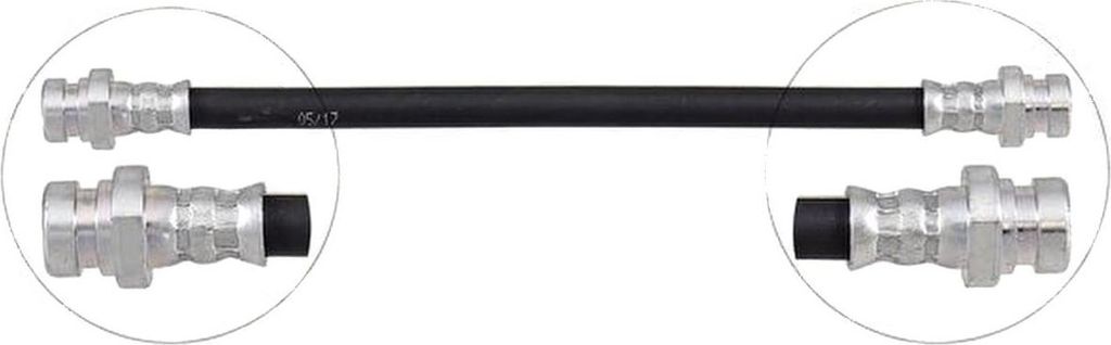 Bremsschlauch 241 mm INN M10x1.0 INN M10x1.0 A.B.S. für u.a. MITSUBISHI COLT