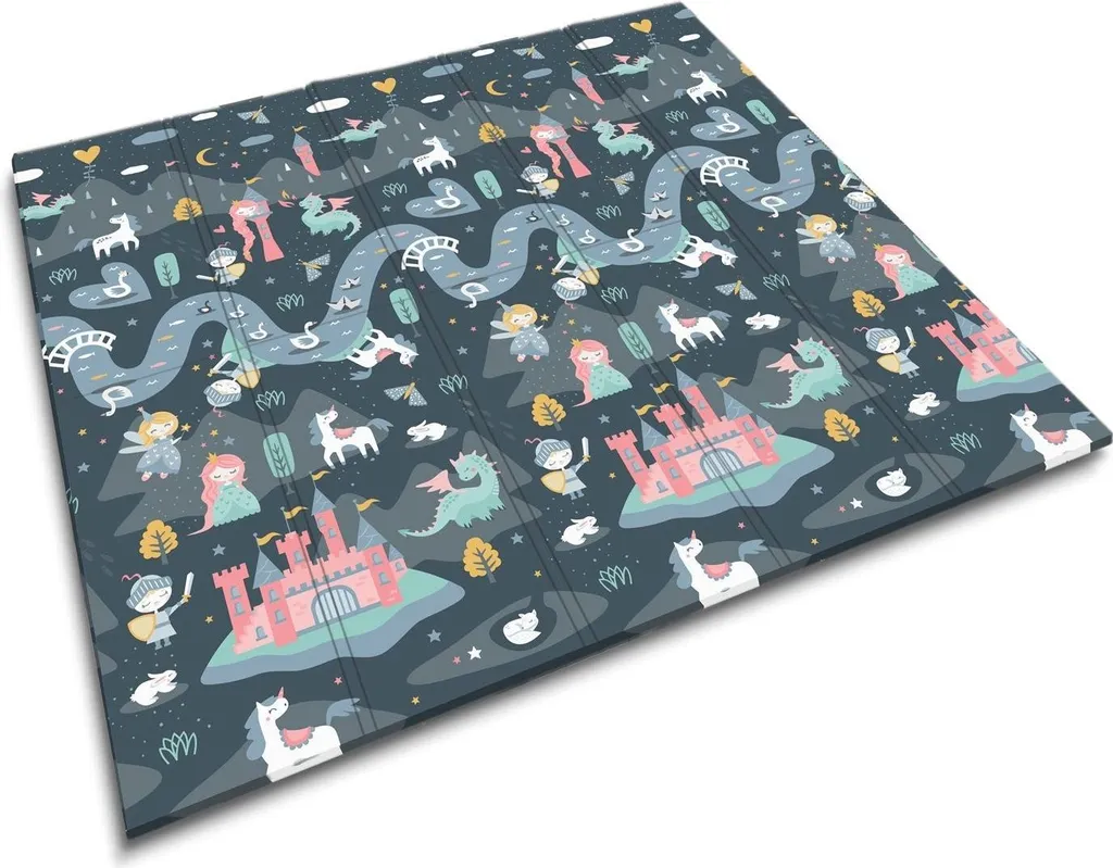 Tapis de sol pliable 200x180x1cm - Mousse XPE réversible et imperméable - 3