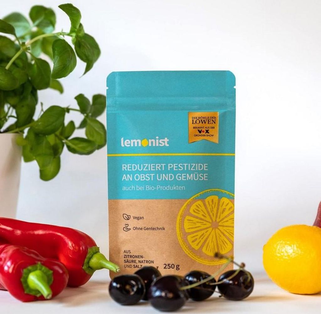 lemonist 4er Set Obst- und Gemüsereiniger 1000g Veganer Produktbild 