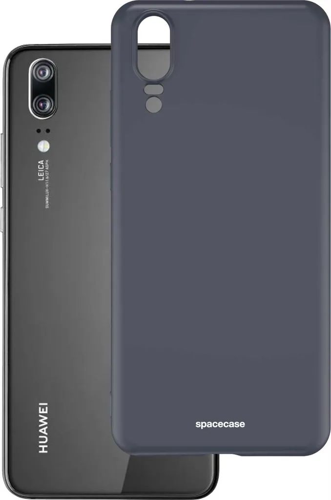 Coque en silicone SPACECASE pour Huawei P20 Noir - Protection Premium - 2