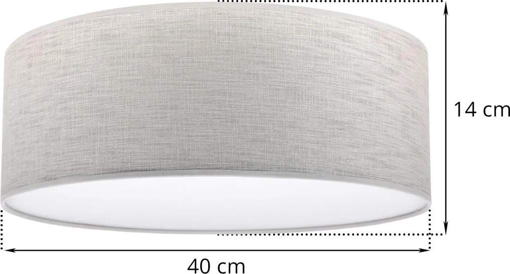 Plafonnier effet pierre Stone Plexi beige 40cm, éclairage E27 doux - 6