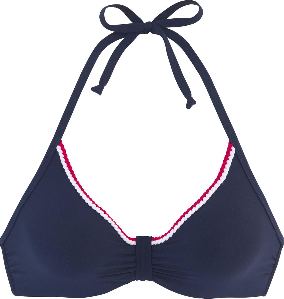 s.Oliver Bügel-Bikini-Top marine Größe 42 Cup D