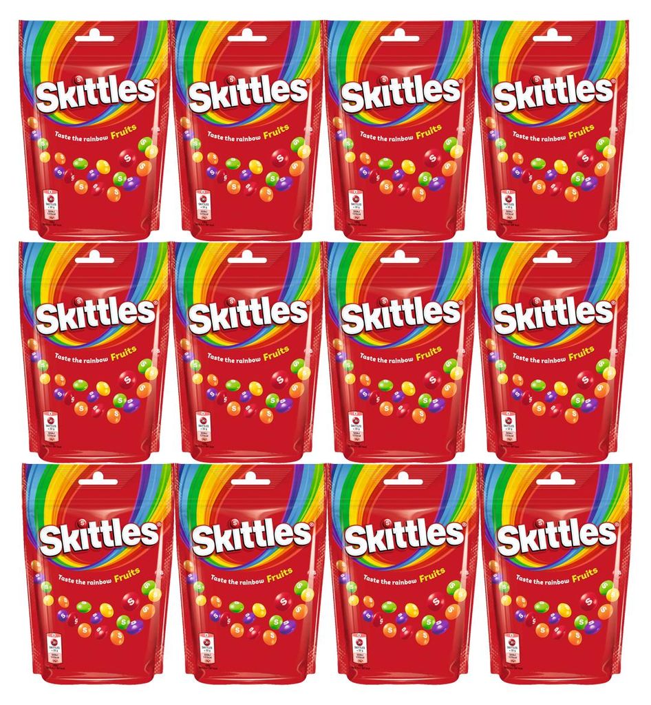 Skittles Fruits, caramelle gommose ricoperte di zucchero, Immagine del prodotto 