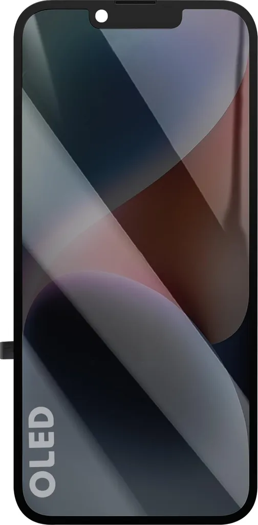 Écran OLED iPhone 14 Noir : Solution Vitre Cassée avec Nappe et Plaque