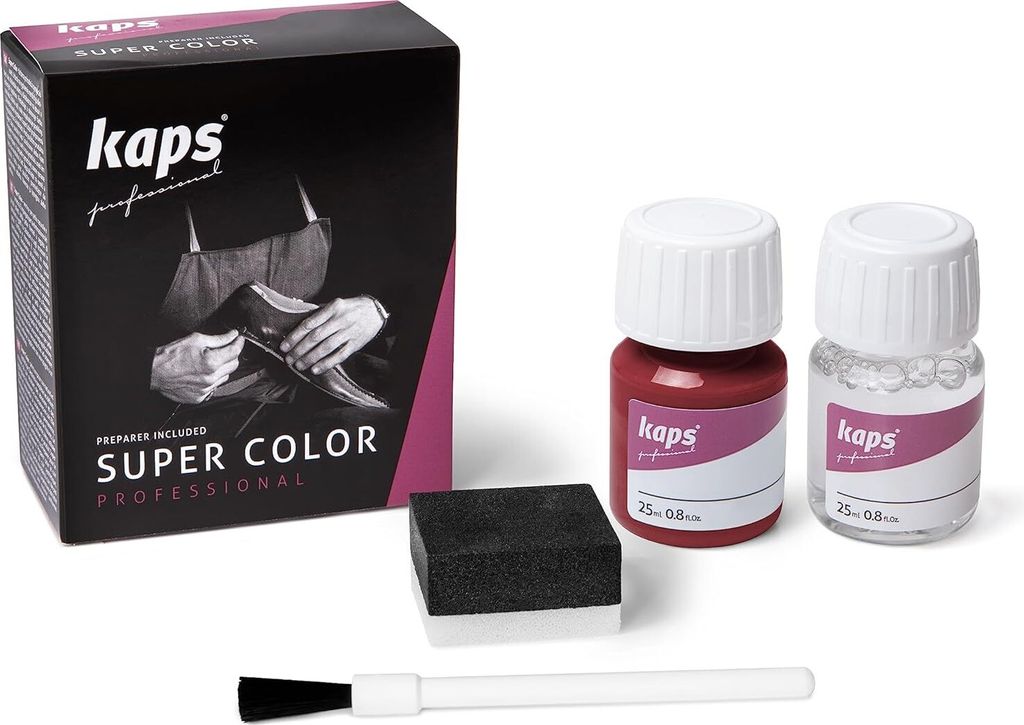 Kaps super colour Leder- & Kunstlederfarbe inkl. Reiniger - Produktbild 