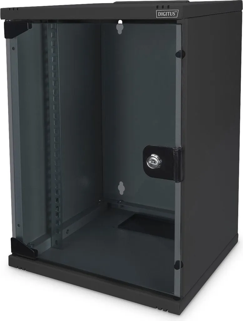 Digitus Custodia Parete 10" Nero | Rack 6U Compatto per Smart Home