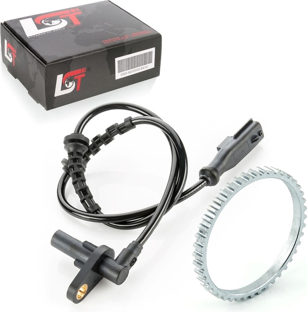 ABS-Sensor und ABS-Ring Set Vorderachse 44 Zähne für RENAULT CLIO II THALIA I