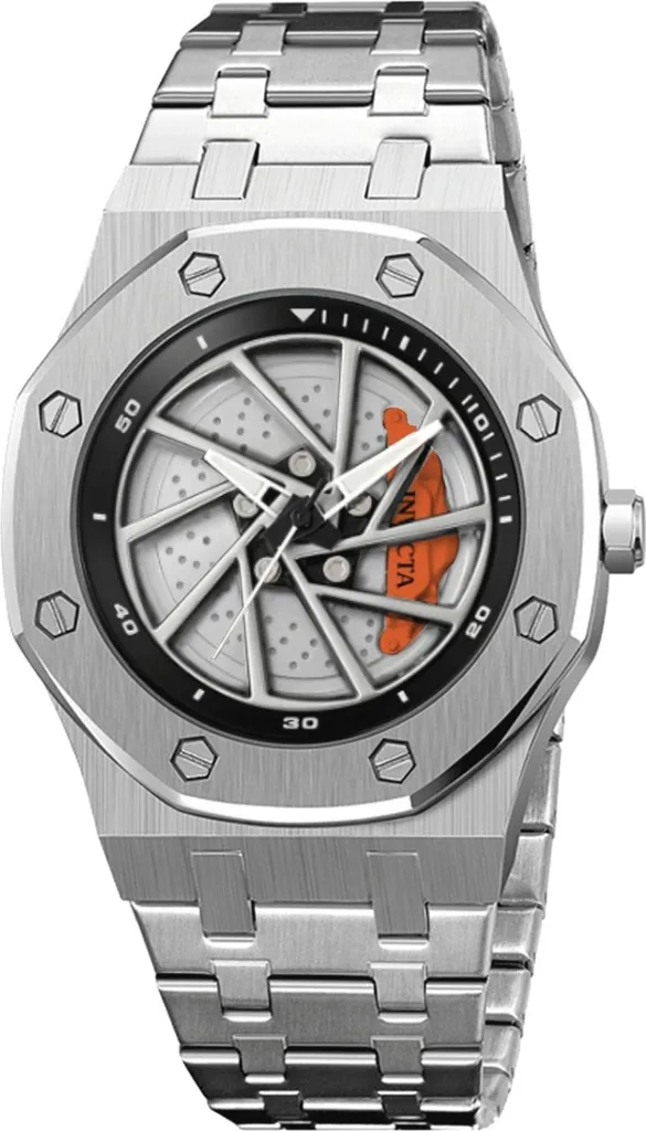 Invicta 69484 Speedway Orologio Uomo Acciaio Inox Quadrante Nero