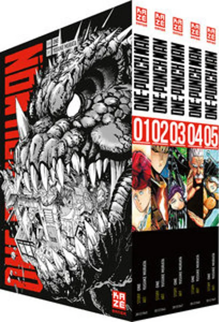One-Punch Man tomes 1 à 5 coffret complet pour débuter la série manga