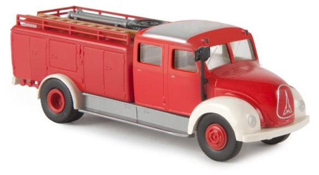 Brekina LKW Magirus Mercur TLF 15 rot/weiá 42245