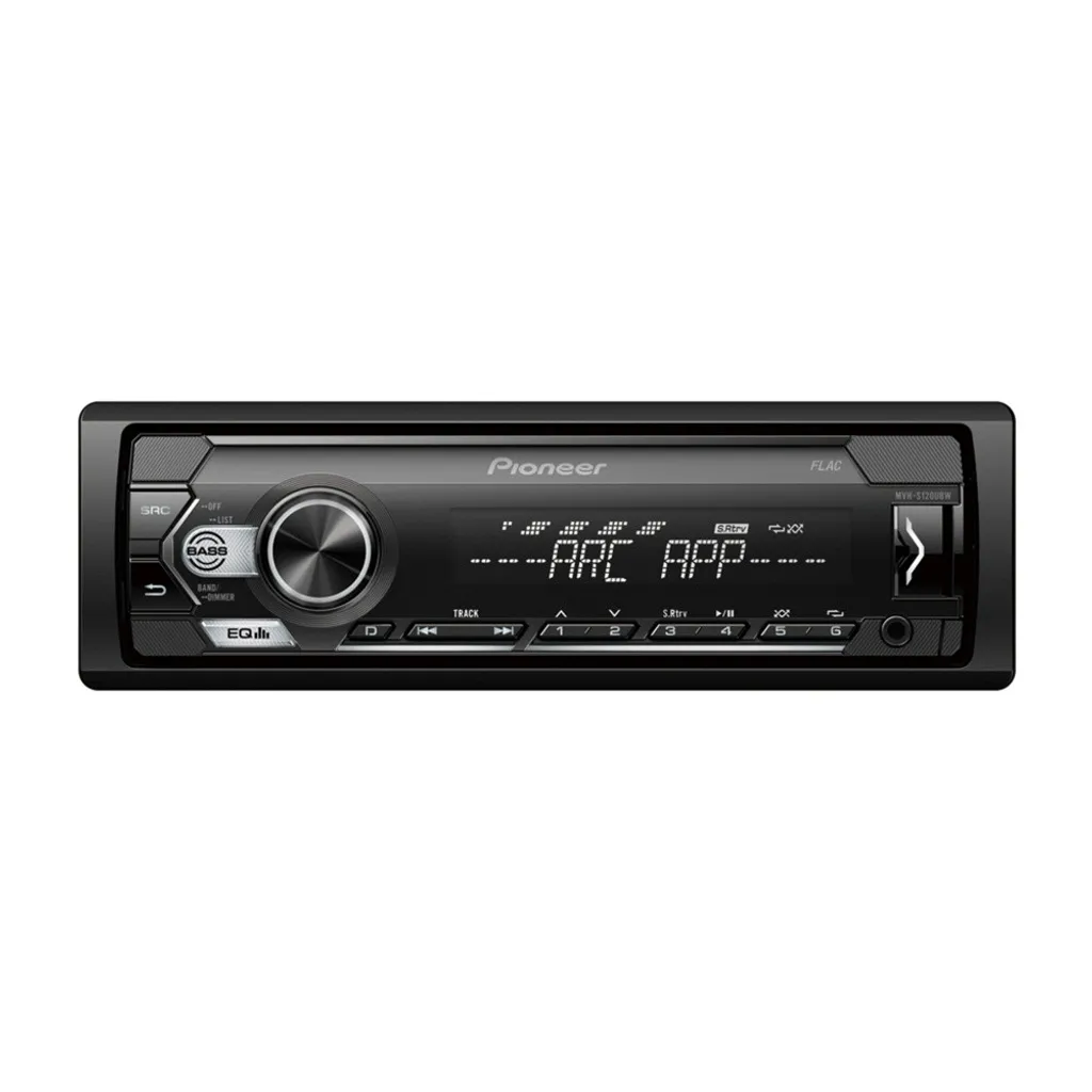Pioneer MVH-S120UBW Autoradio Stéréo USB avec Éclairage Blanc et Noir