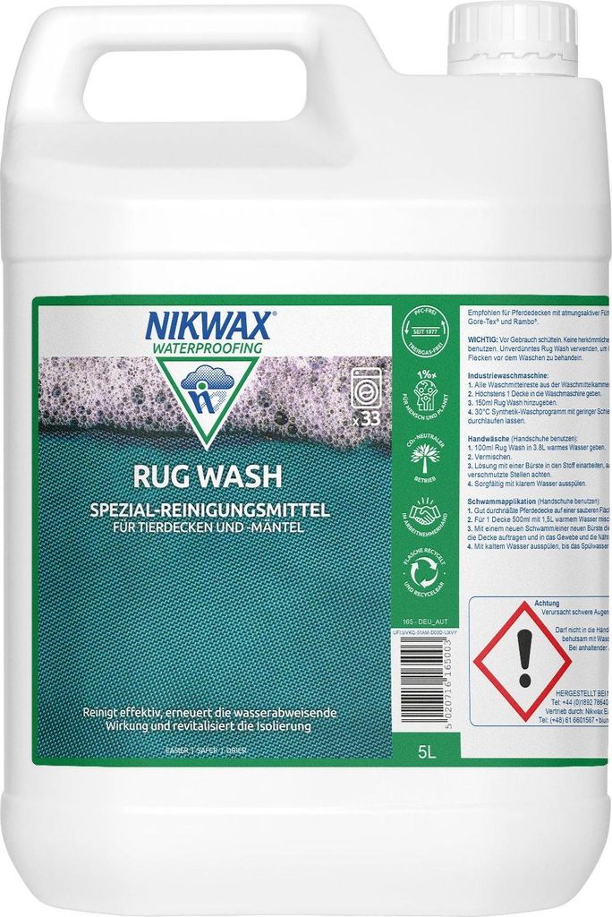 Nikwax Rug Wash Waschmittel natürliche Seifenreiniger Tier- Produktbild 