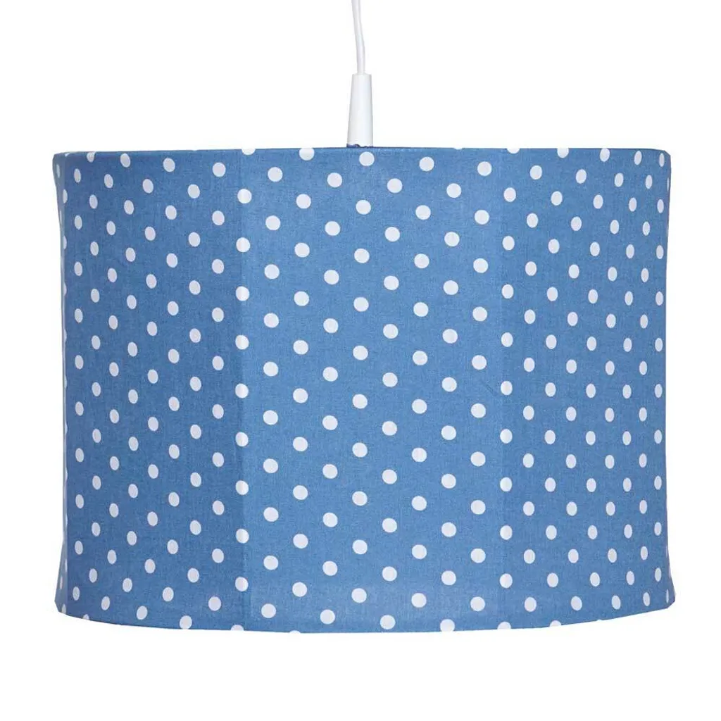 Suspension bleu denim à pois Bink pour chambre bébé - Déco chaleureuse