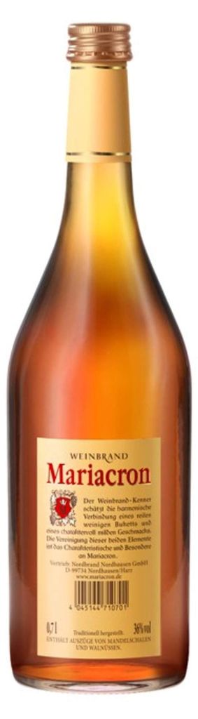Mariacron Weinbrand | 36 % vol | 0,7 l Produktbild 