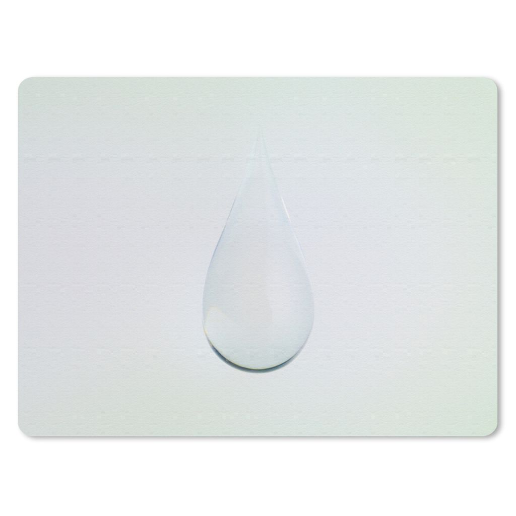MuchoWow Mauspad Mousepad Ein fallender Wassertropfen 23x19 cm - Mousepads - Maus Mat - Pad - Mausunterlage - Schreibtischunterlage - Mauspad