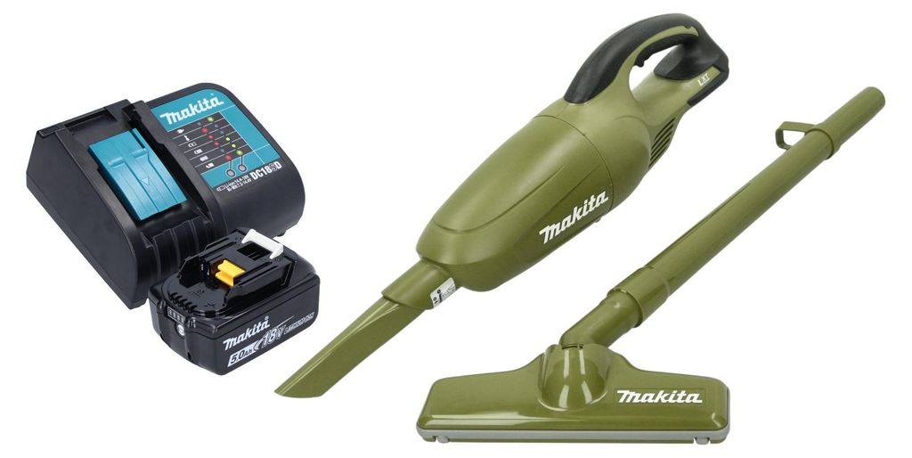 Makita DCL 180 STO Aspirateur à batterie 18 V 0,65 l Olive Image du produit 