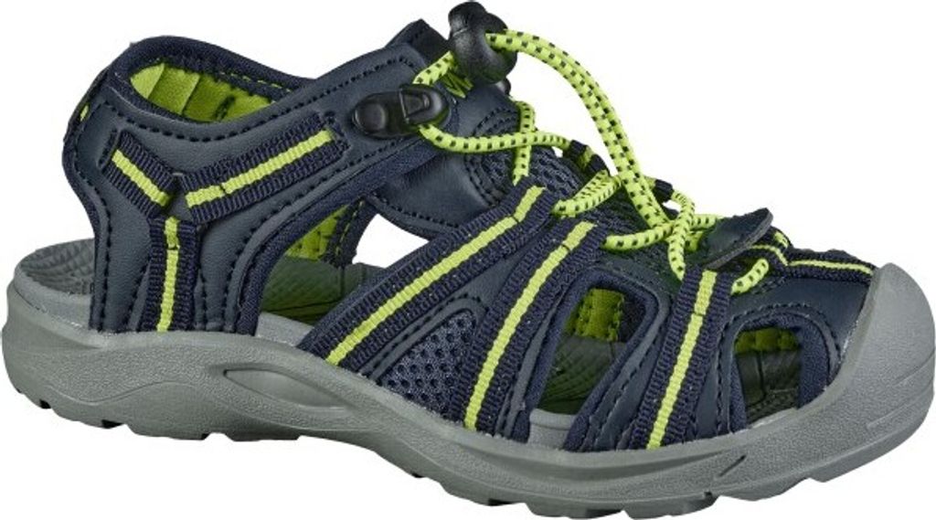 CMP Kids Aquarii 2.0 sportliche Jungen Textil Trekking Sandalen in blau, griffige Gummi Laufsohle, Schnellschnürsystem