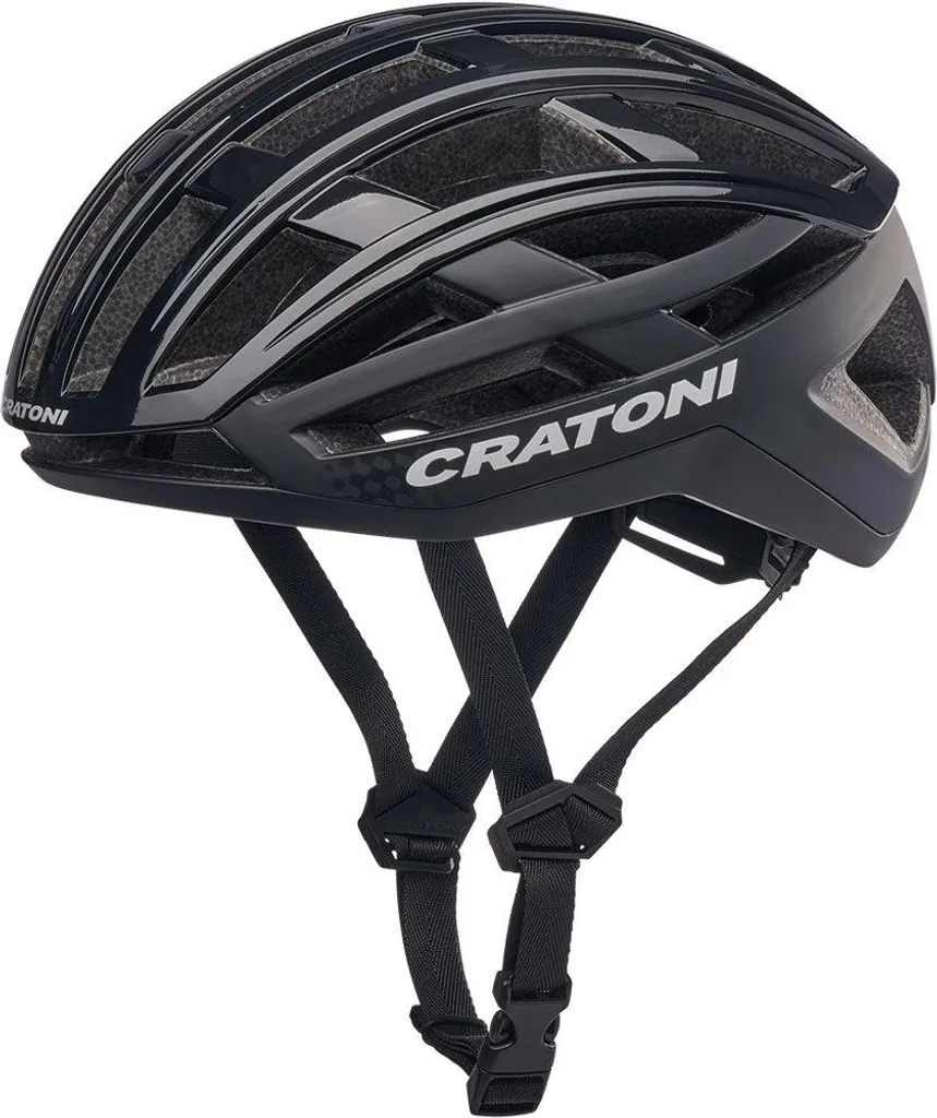 Casque vélo ultra léger Cratoni C-AirLite ventilé noir pour cyclistes