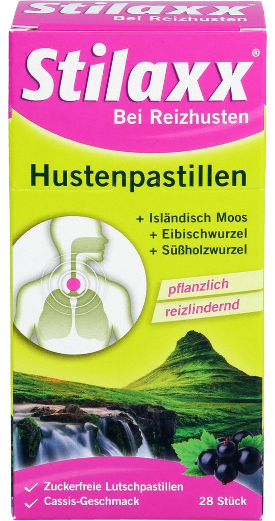 Stilaxx Hustenpastillen Isländisch Moos, 28 St. Pastillen