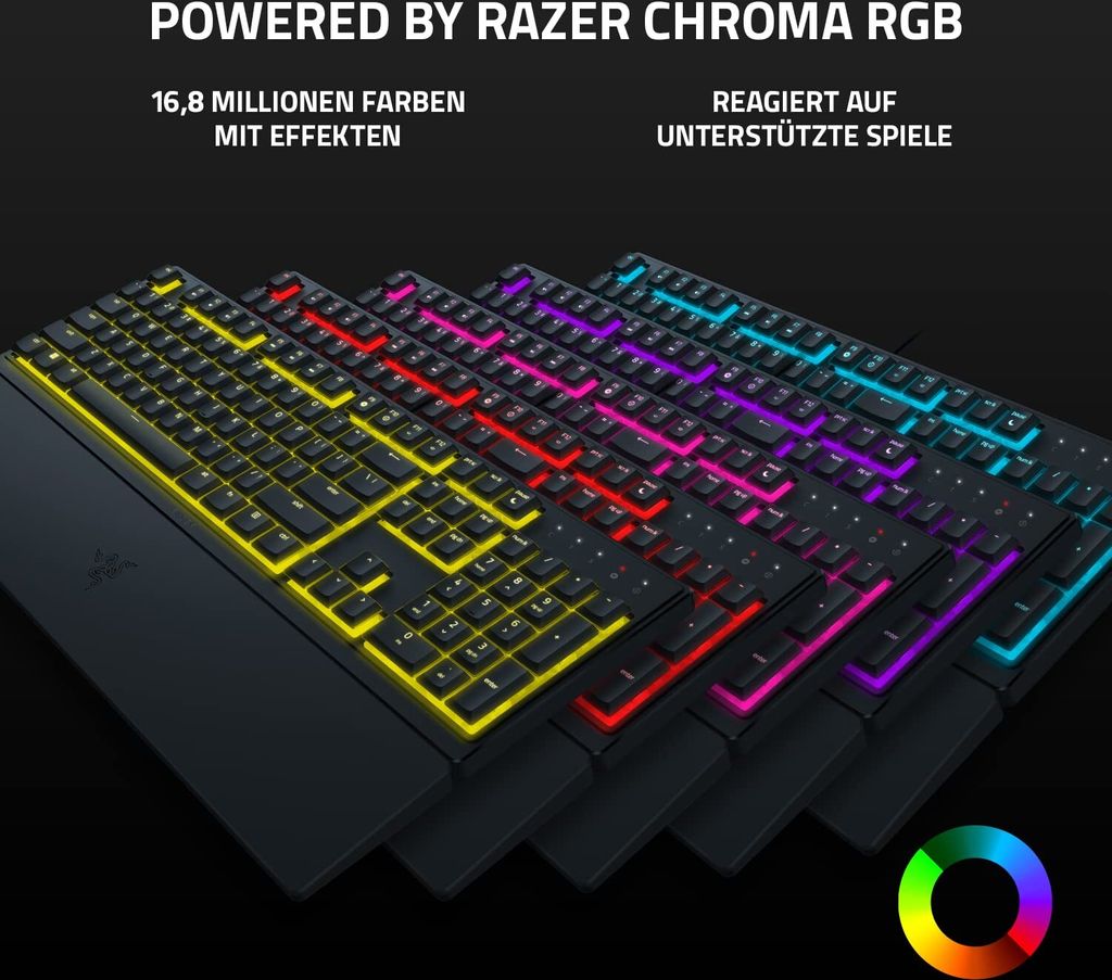 Razer Ornata V3 X - Flache Membran-Tastatur mit Chroma RGB, Produktbild 9