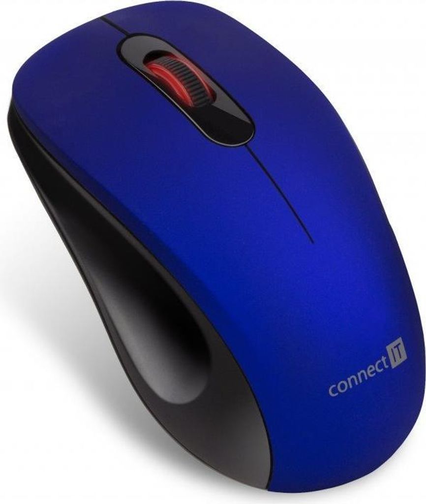 Connect IT CMO-2230-BL, Beidhändig, Optisch, RF Wireless, 1200 DPI, Blau