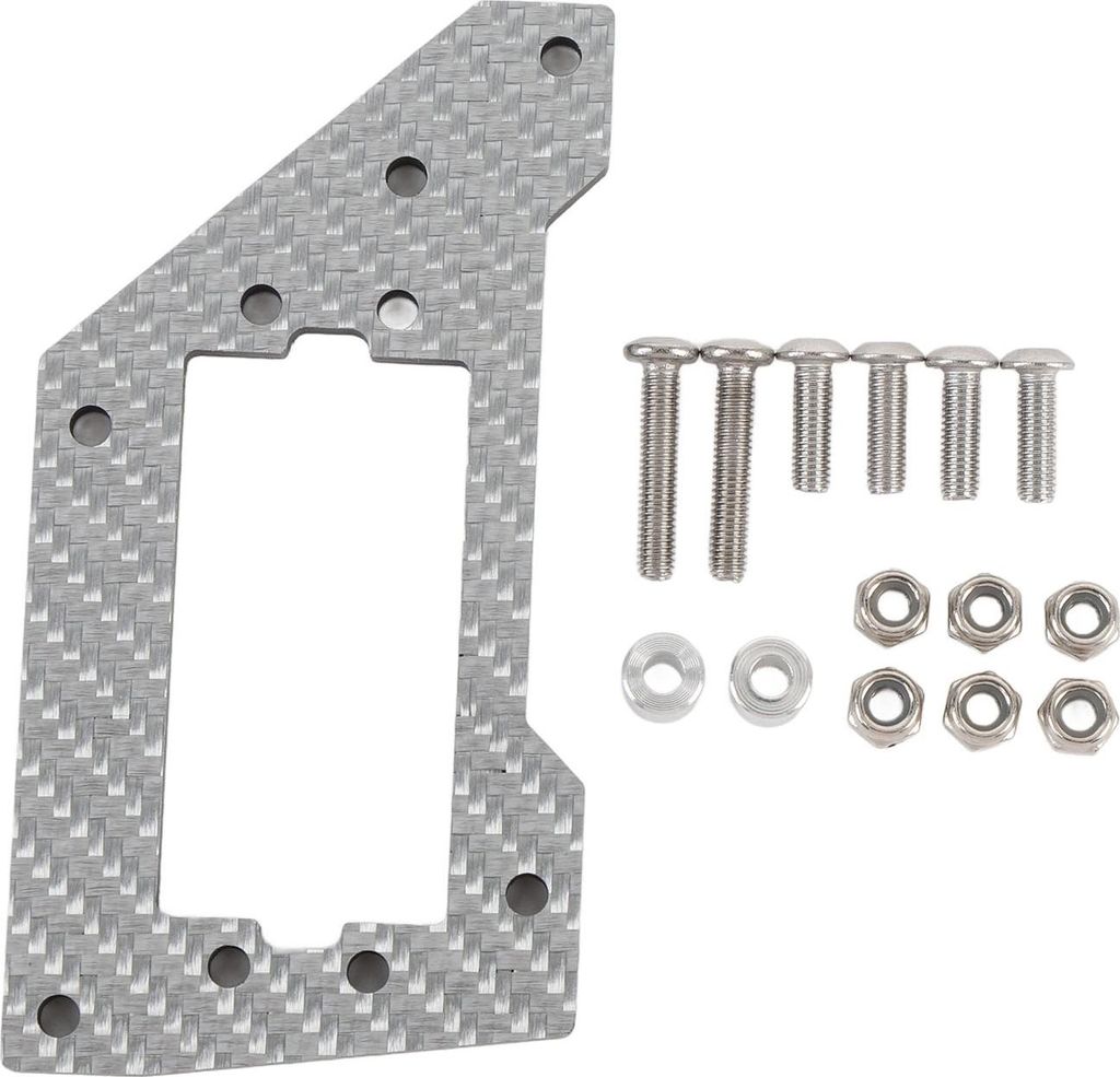 RC -Autoachse Servo -Montage -Kohlefaser -Stabilität für axiale SCX10 Pro 1/10 Crawler