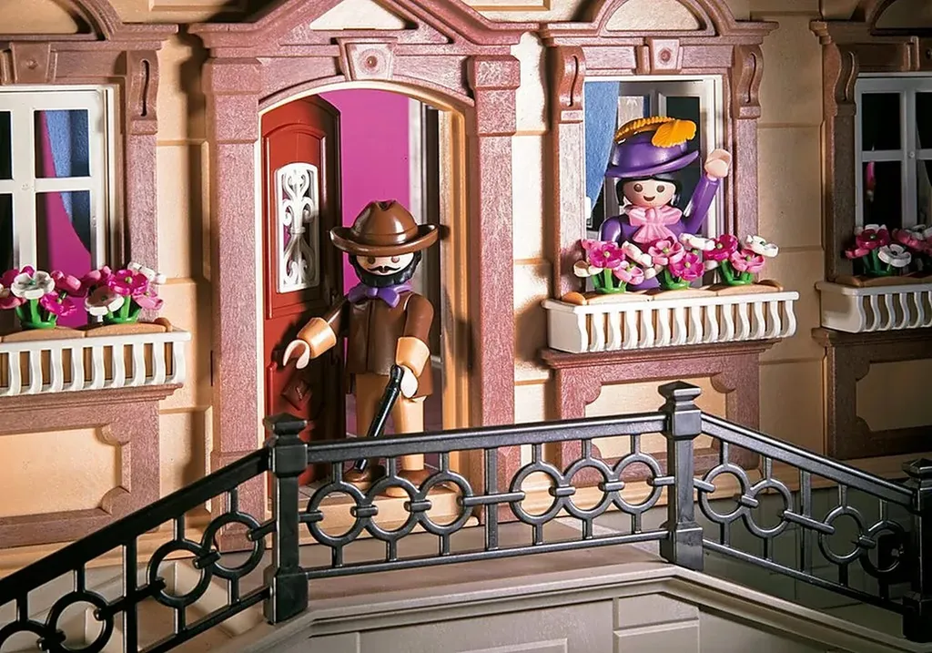 Villa Victorienne PLAYMOBIL 70891 avec Façade Décorée et Balcons Rétro - 7
