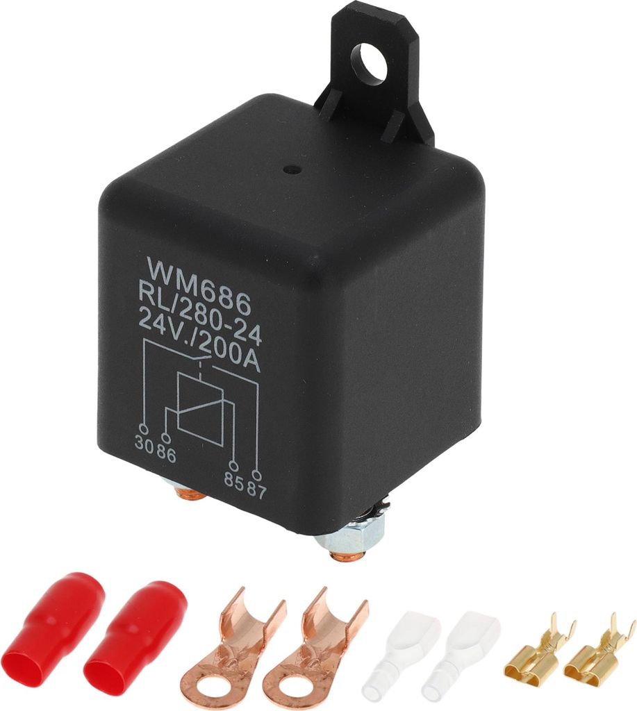 2 Pins 24V 200A Auto-Relais Mehrzweck wasserdichtes 1 Satz Kontinuierliches Relais