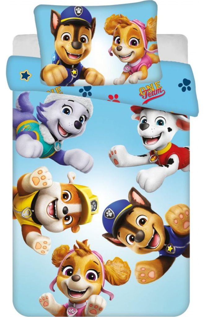 Babybettwäsche Set Paw Patrol 100 x 135 / 40 x 60 cm, 100% Produktbild 