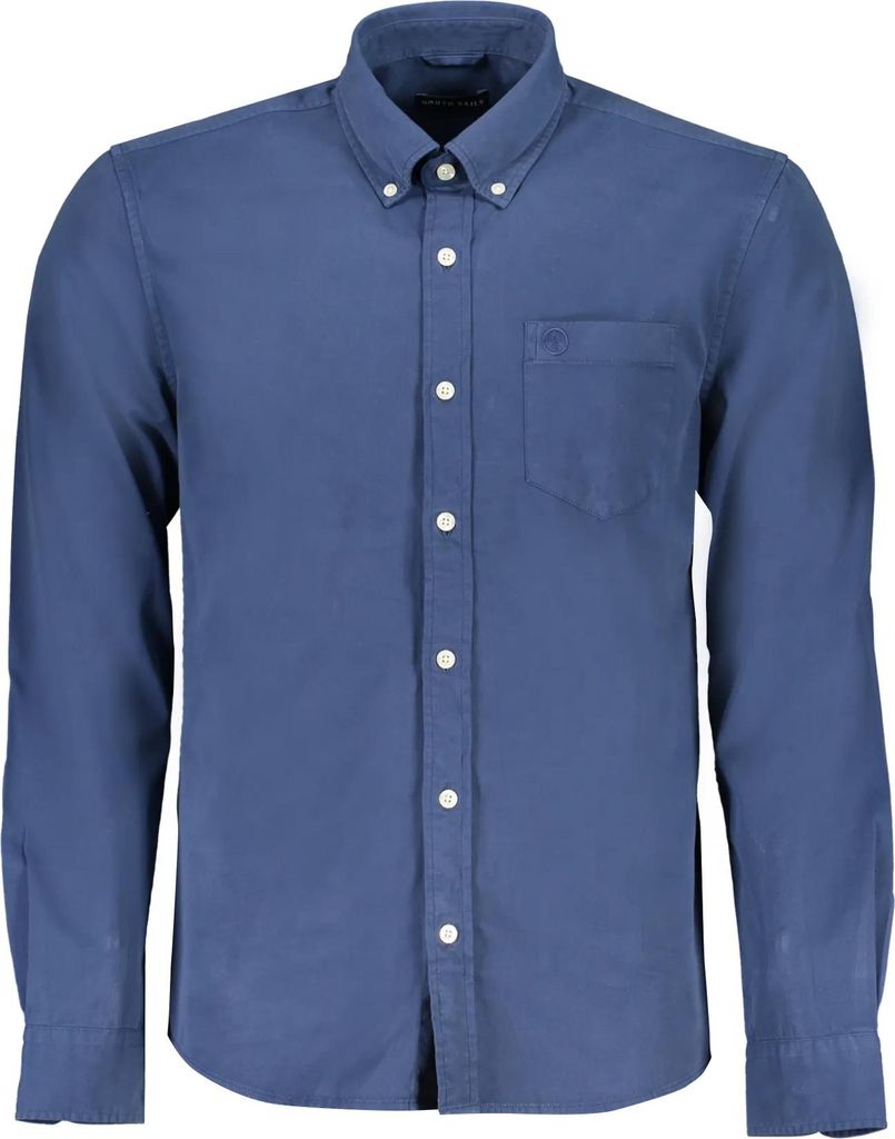 Regular Fit Hemd Baumwolle mit Knopfleiste und Logo : Größe - S Größe: S