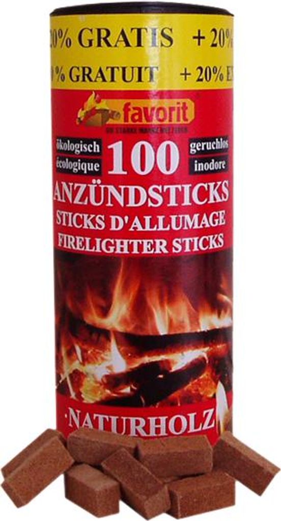 Favorit Anzündestiks Naturholz; Praktische Anzünder aus Immagine del prodotto 