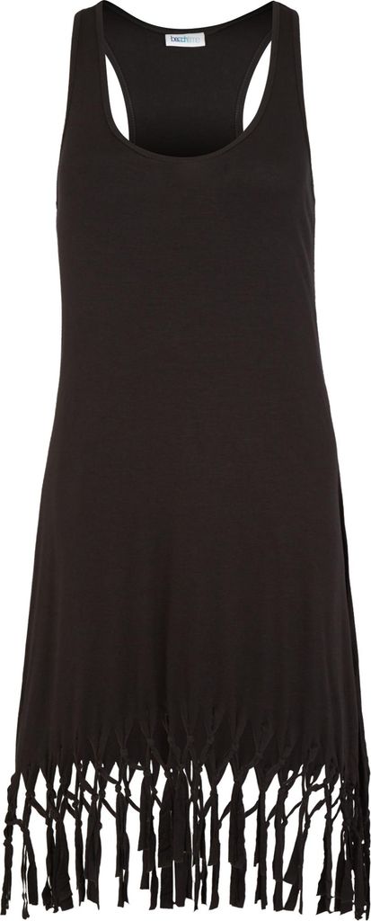 BEACH TIME Longshirt schwarz Größe 40/42