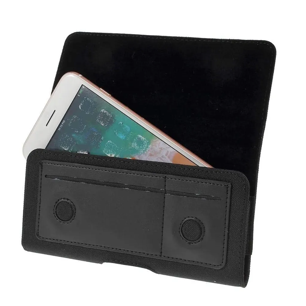 Custodia Cintura Metallo ZTE S30 Pro | DFV mobile Portacarte Tessile - 5
