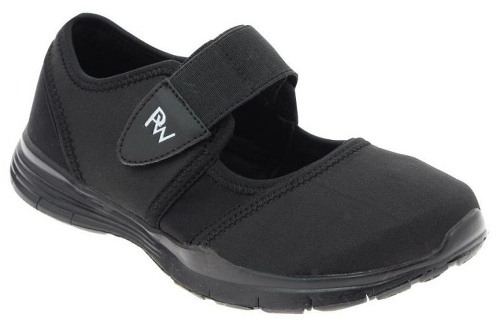 PodoWell VALENCE Freizeitschuhe mit Memory-Einlegesohle, Damen, schwarz, Größe 1: 40