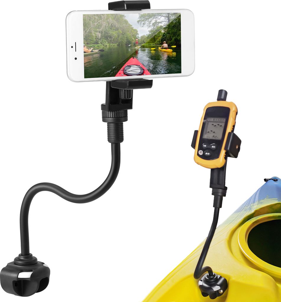 Kajak Telefonhalterung Universal Bootshalterung Kanu Kamerahalterung Halterung mit flexiblem langem Arm